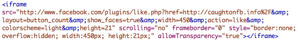 HTML koda s podtaknjenimi ukazi