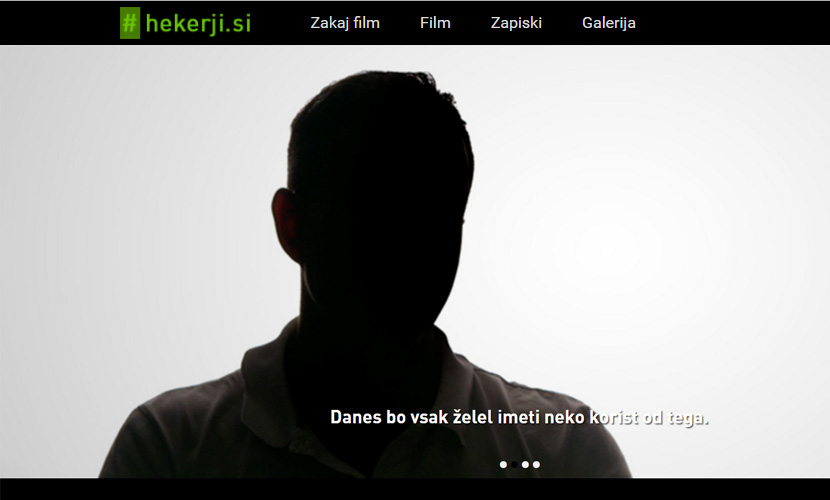 Zaslon iz filma #hekerji.si