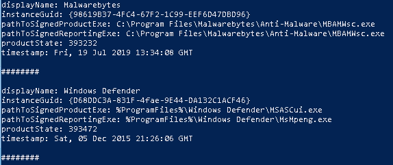 Izpis powershell ukaza